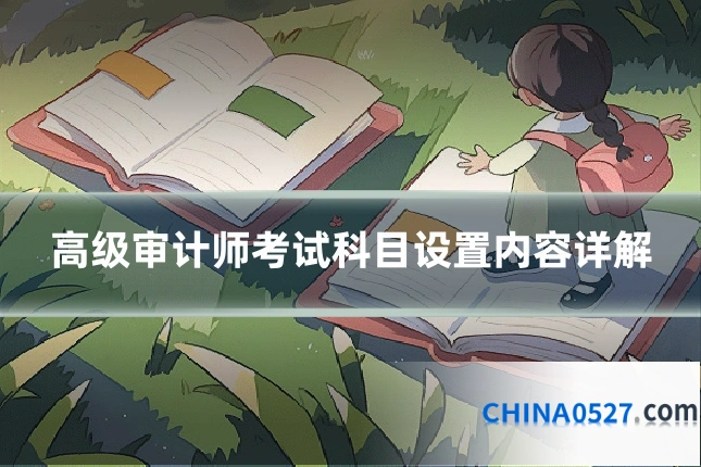 高级审计师考试科目设置内容详解