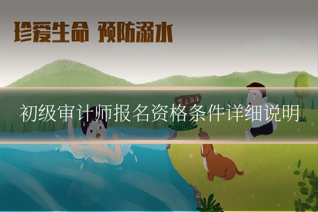 初级审计师报名资格条件详细说明