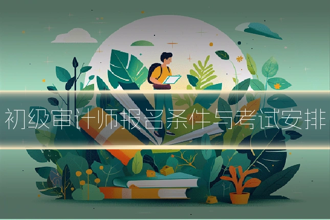 初级审计师报名条件与考试安排