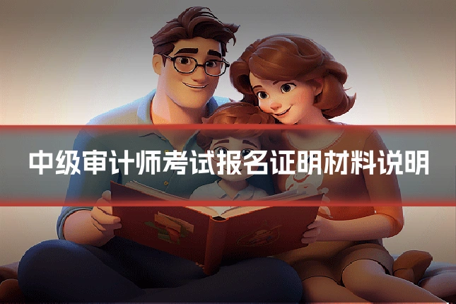 中级审计师考试报名证明材料说明