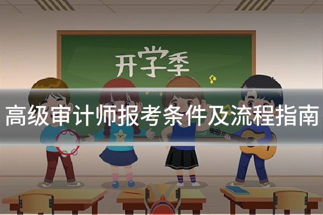 高级审计师报考条件及流程指南
