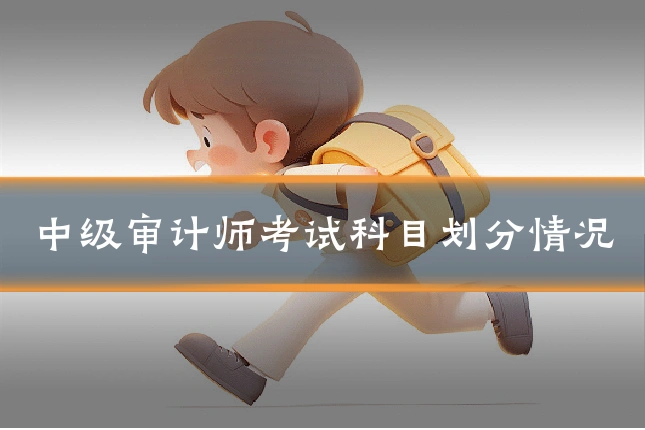 中级审计师考试科目划分情况