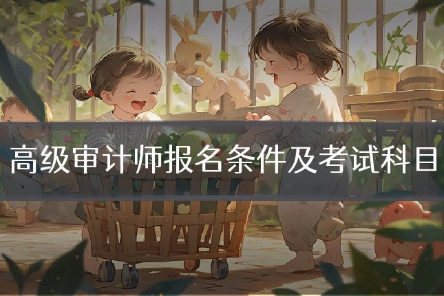高级审计师报名条件及考试科目