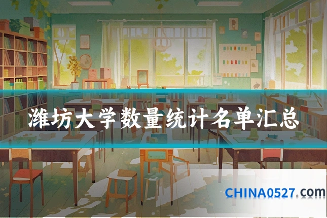 潍坊大学数量统计名单汇总