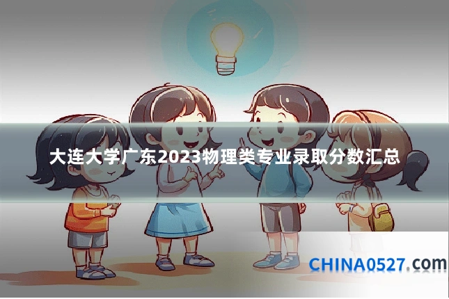 大连大学广东2023物理类专业录取分数汇总