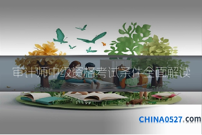 审计师中级资格考试条件全面解读