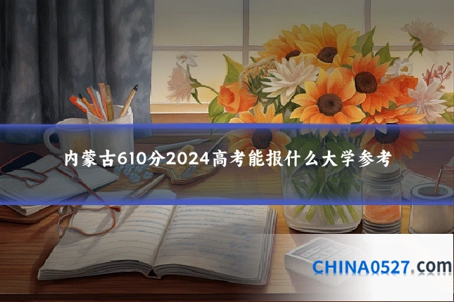 内蒙古610分2024高考能报什么大学参考