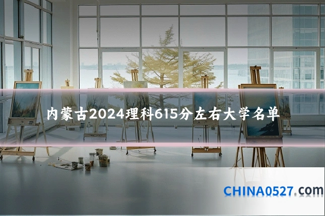 内蒙古2024理科615分左右大学名单
