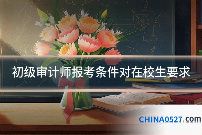 初级审计师报考条件对在校生要求
