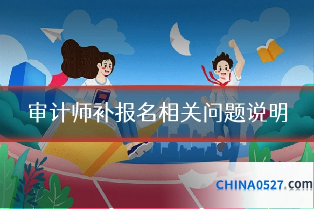 审计师补报名相关问题说明