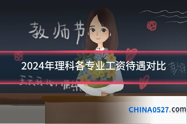 2024年理科各专业工资待遇对比