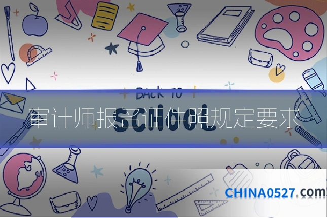 审计师报名证件照规定要求