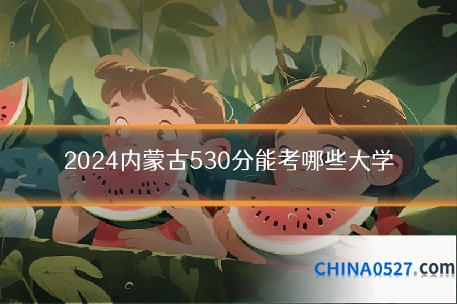2024内蒙古530分能考哪些大学