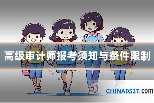 高级审计师报考须知与条件限制