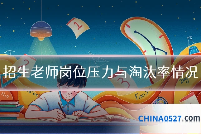 招生老师岗位压力与淘汰率情况