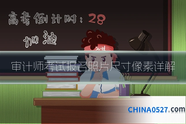 审计师考试报名照片尺寸像素详解