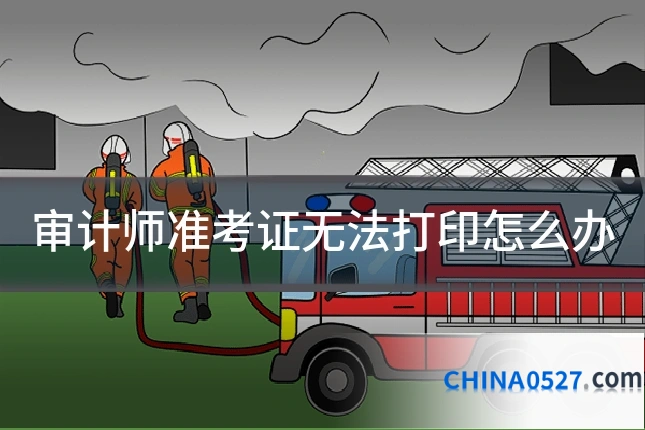 审计师准考证无法打印怎么办