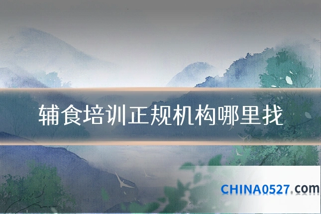 辅食培训正规机构哪里找