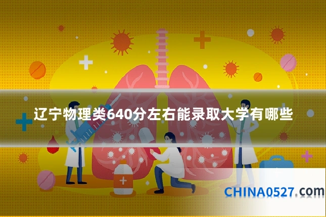 辽宁物理类640分左右能录取大学有哪些