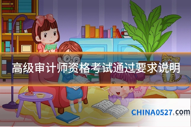 高级审计师资格考试通过要求说明