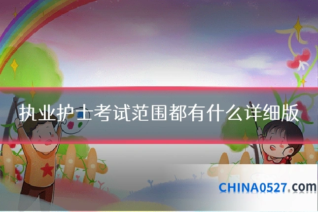 执业护士考试范围都有什么详细版