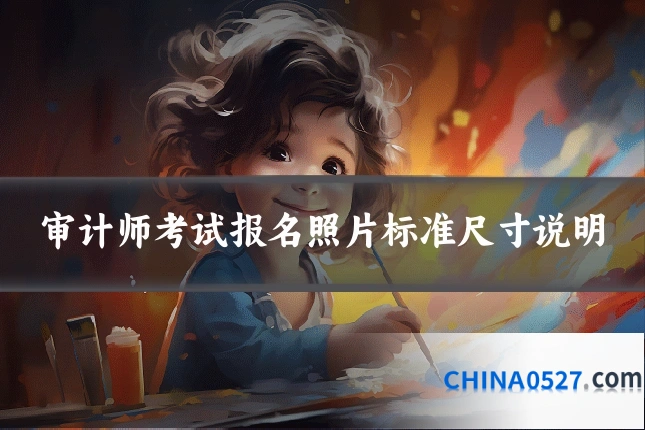 审计师考试报名照片标准尺寸说明