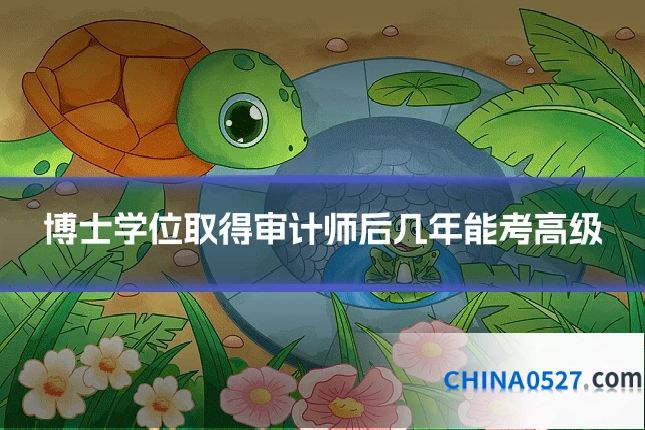 博士学位取得审计师后几年能考高级