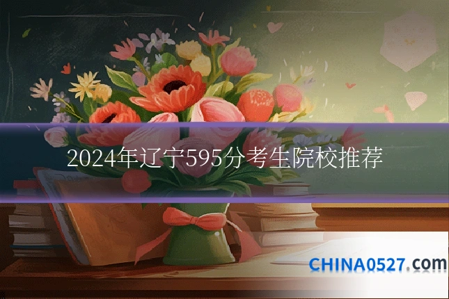 2024年辽宁595分考生院校推荐
