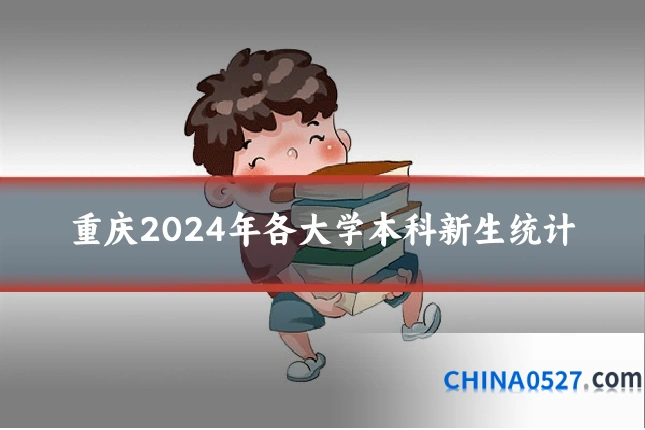重庆2024年各大学本科新生统计