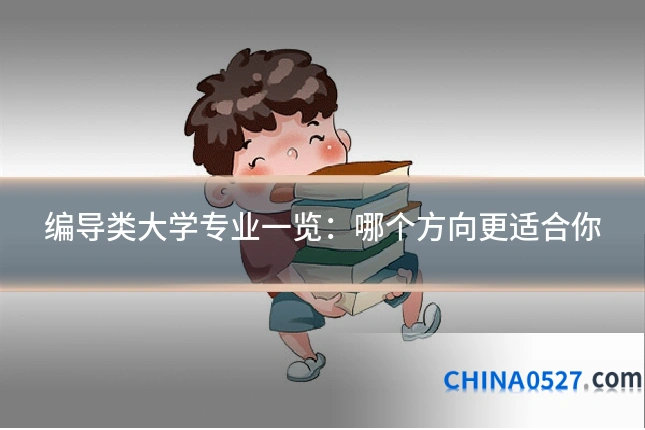 编导类大学专业一览：哪个方向更适合你