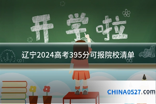 辽宁2024高考395分可报院校清单