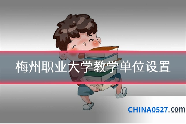 梅州职业大学教学单位设置