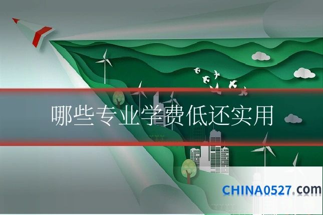 哪些专业学费低还实用