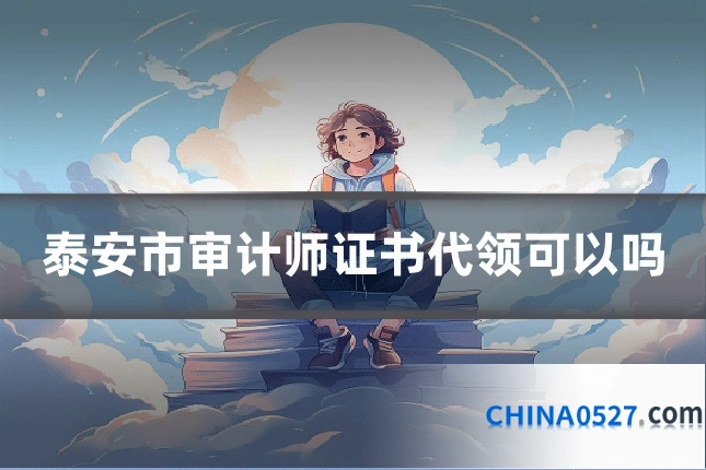泰安市审计师证书代领可以吗