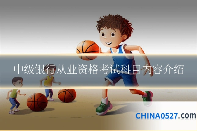 中级银行从业资格考试科目内容介绍