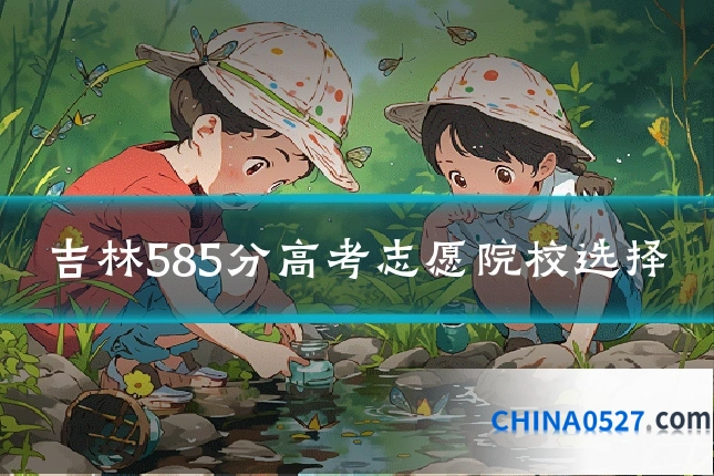 吉林585分高考志愿院校选择