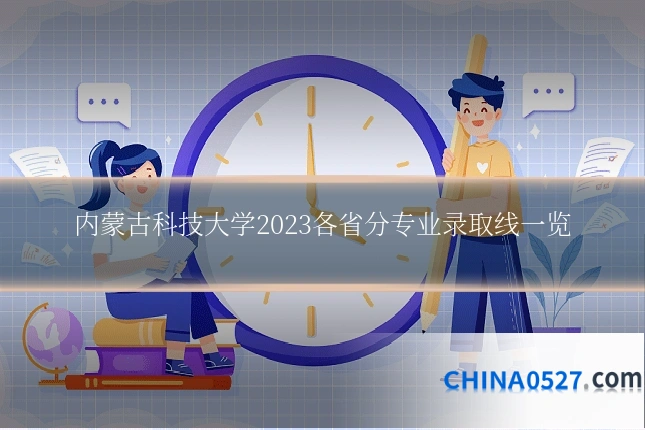 内蒙古科技大学2023各省分专业录取线一览