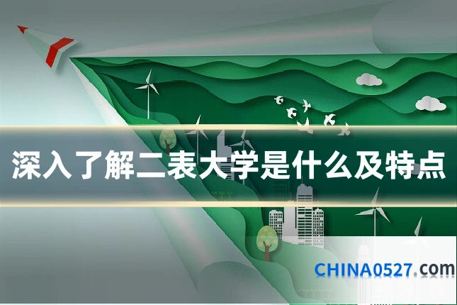 深入了解二表大学是什么及特点