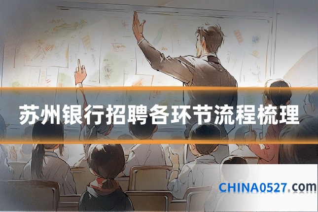 苏州银行招聘各环节流程梳理