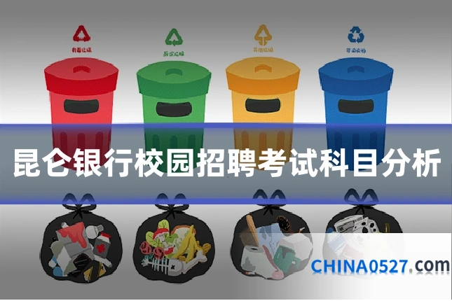 昆仑银行校园招聘考试科目分析