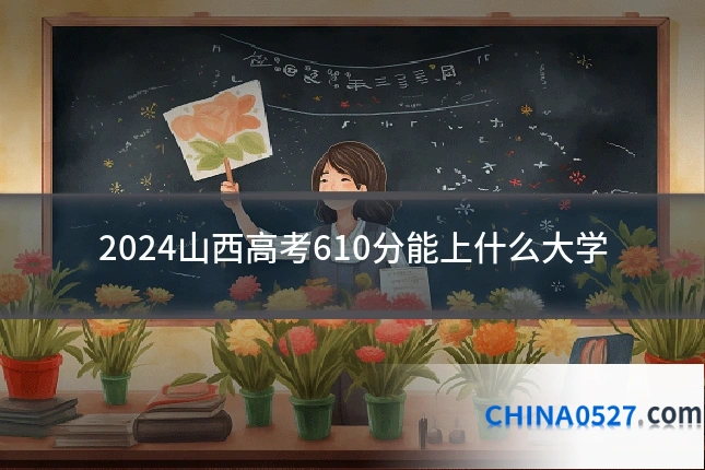 2024山西高考610分能上什么大学