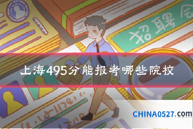 上海495分能报考哪些院校
