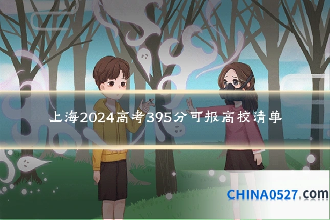 上海2024高考395分可报高校清单