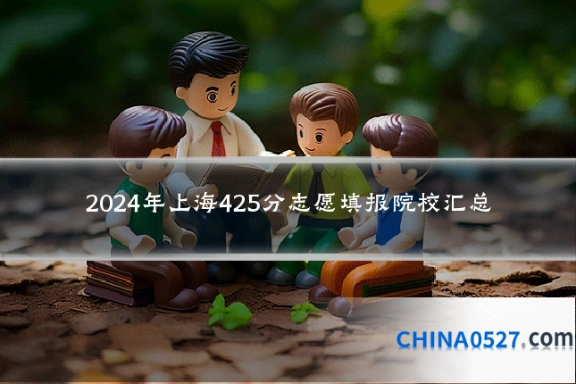 2024年上海425分志愿填报院校汇总