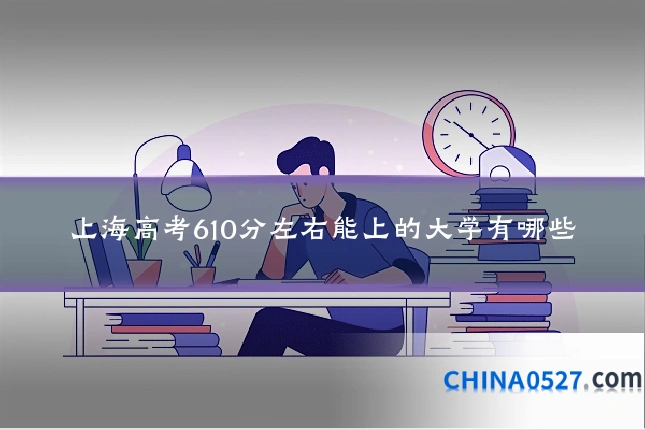 上海高考610分左右能上的大学有哪些
