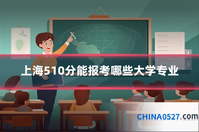 上海510分能报考哪些大学专业