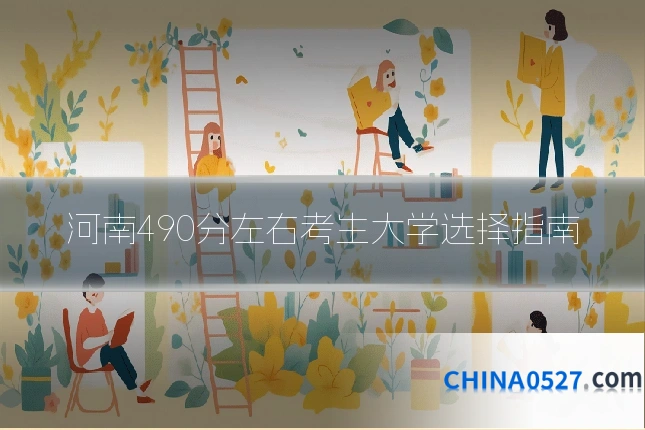 河南490分左右考生大学选择指南