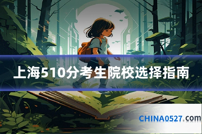 上海510分考生院校选择指南