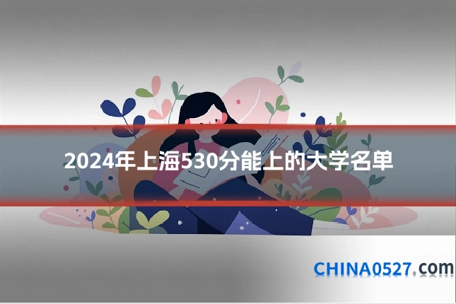 2024年上海530分能上的大学名单