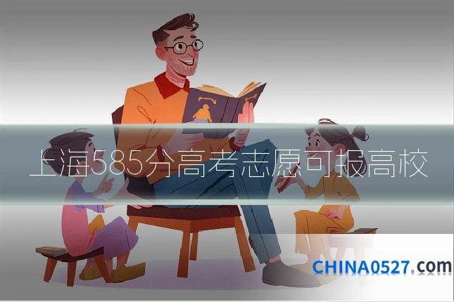 上海585分高考志愿可报高校